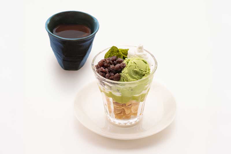 抹茶の和パフェ