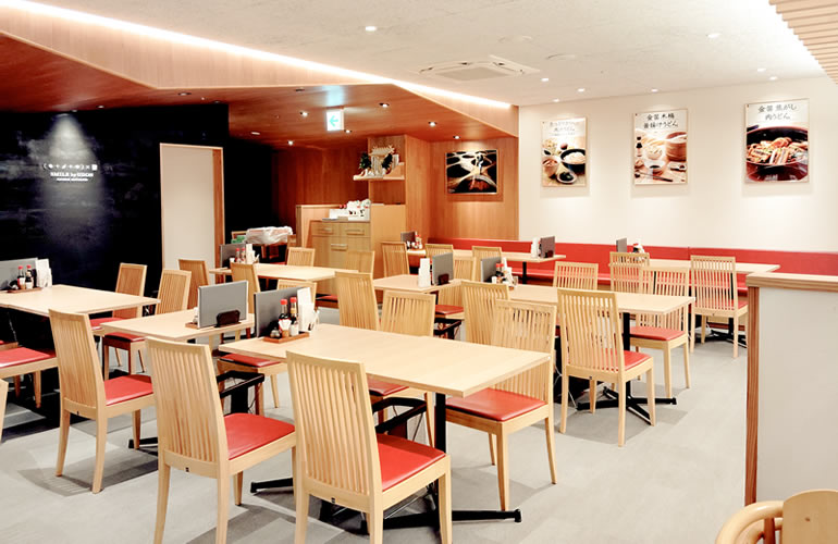 金笛うどん処 春夏秋冬店内写真